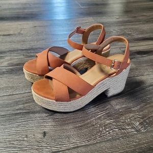 Soda Heeled Platform Espadrilles